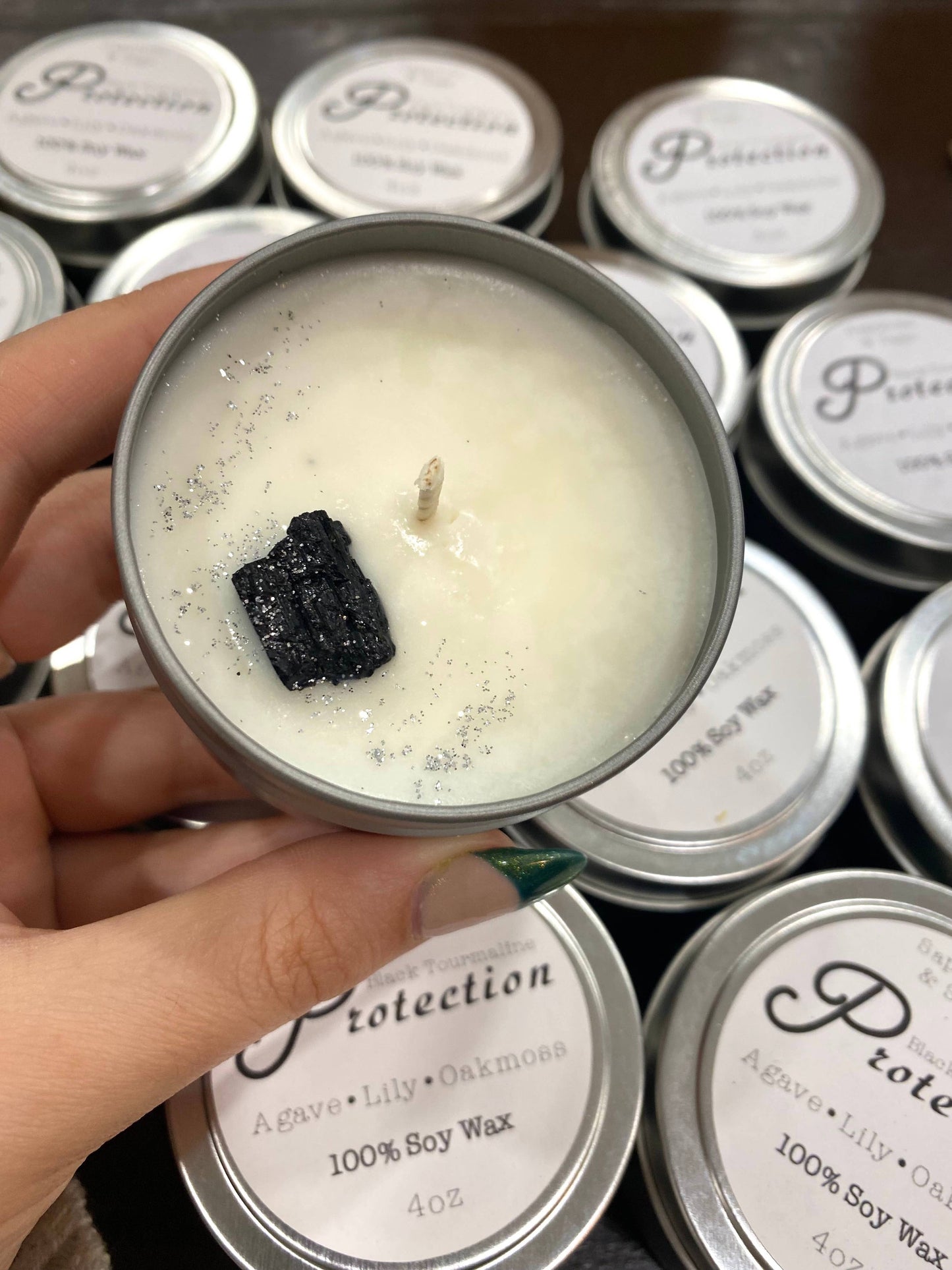 Black Tourmaline Protection Candle