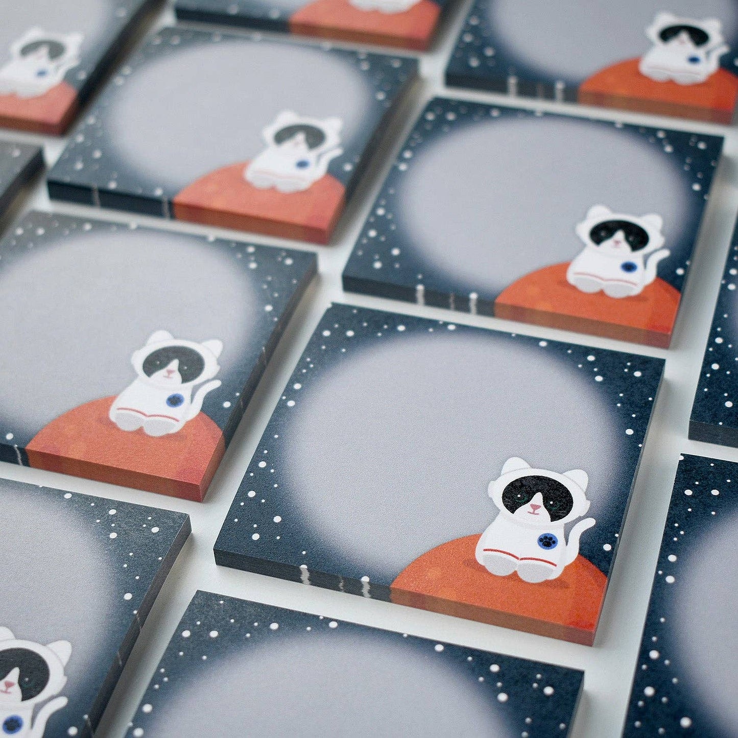 ASTRONAUT KITTY STICKY NOTES