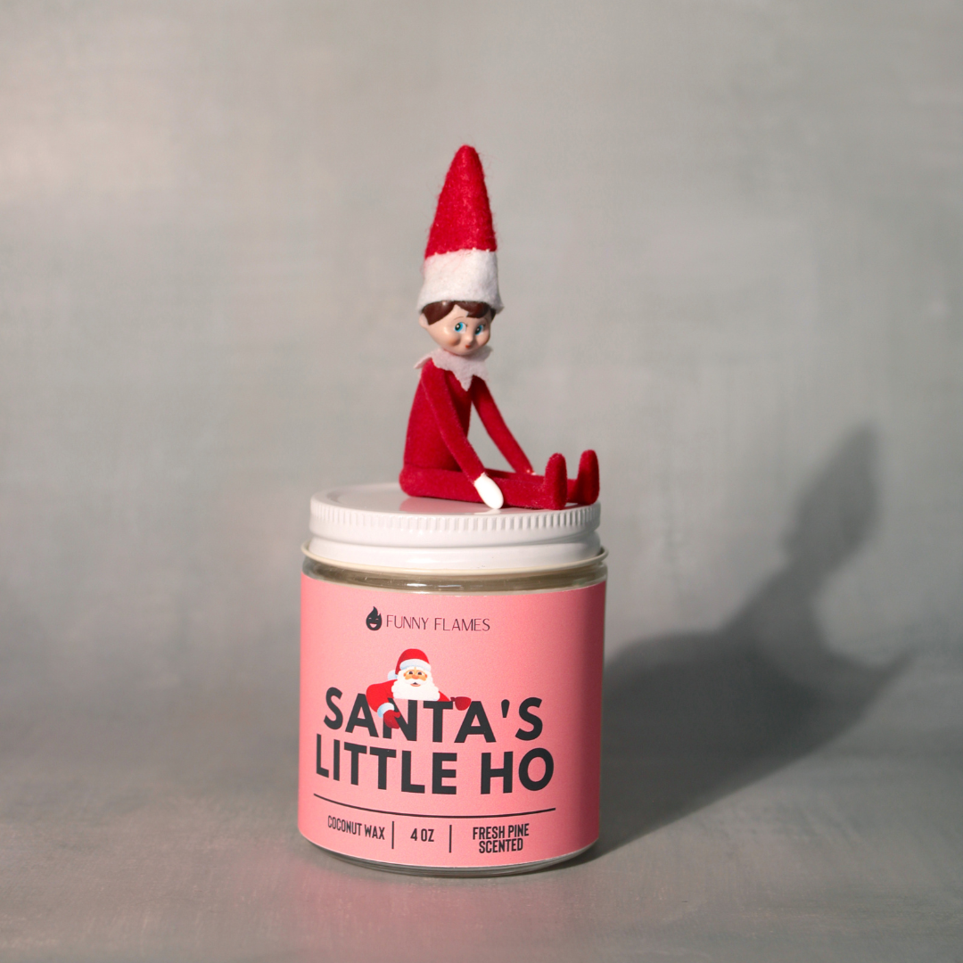 Santa's Little Ho 4oz Candle