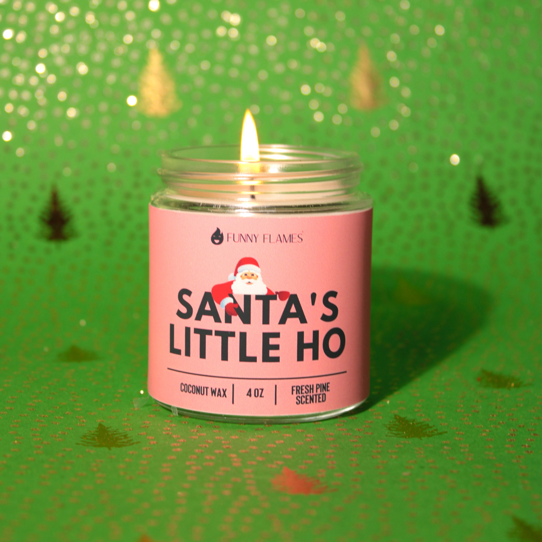 Santa's Little Ho 4oz Candle