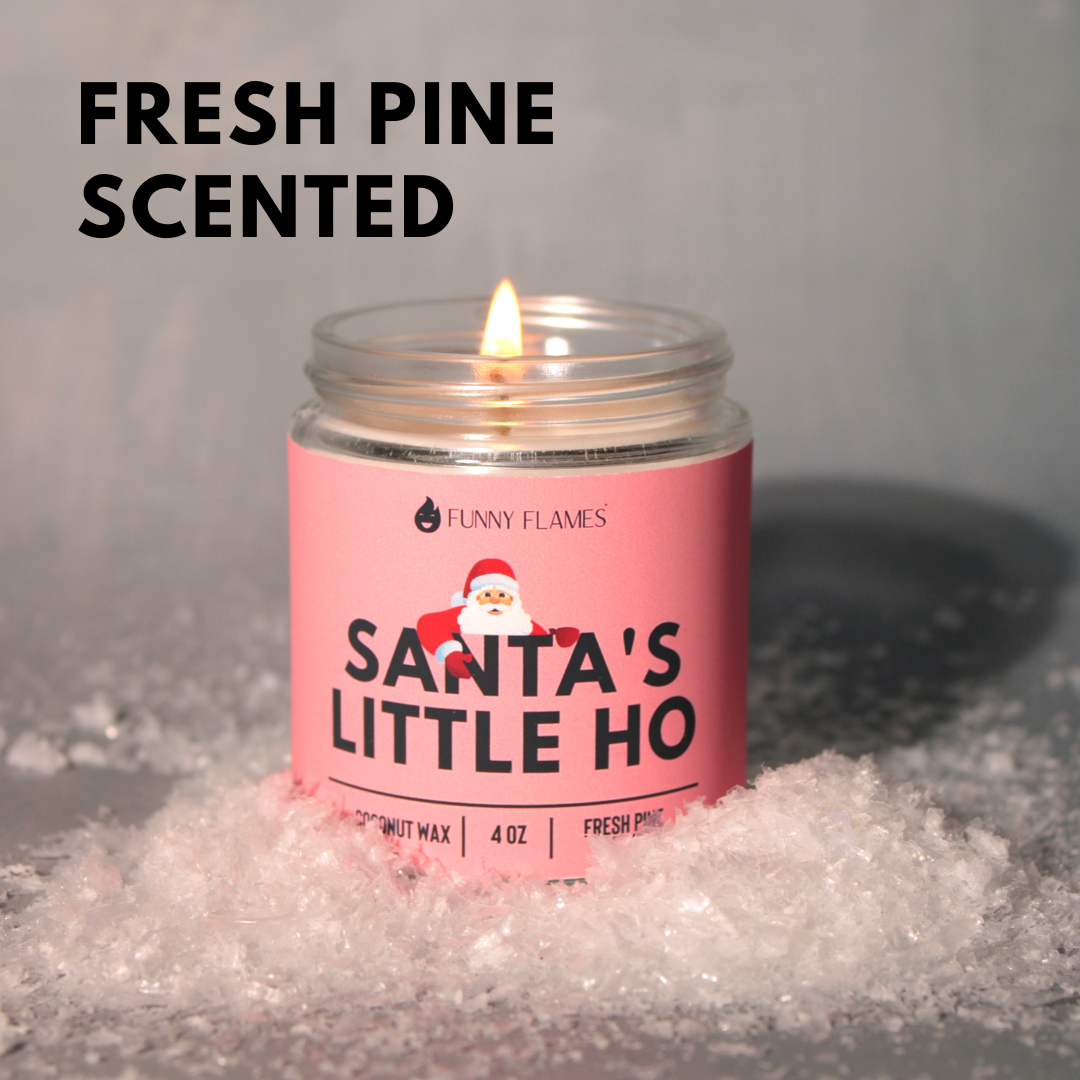 Santa's Little Ho 4oz Candle