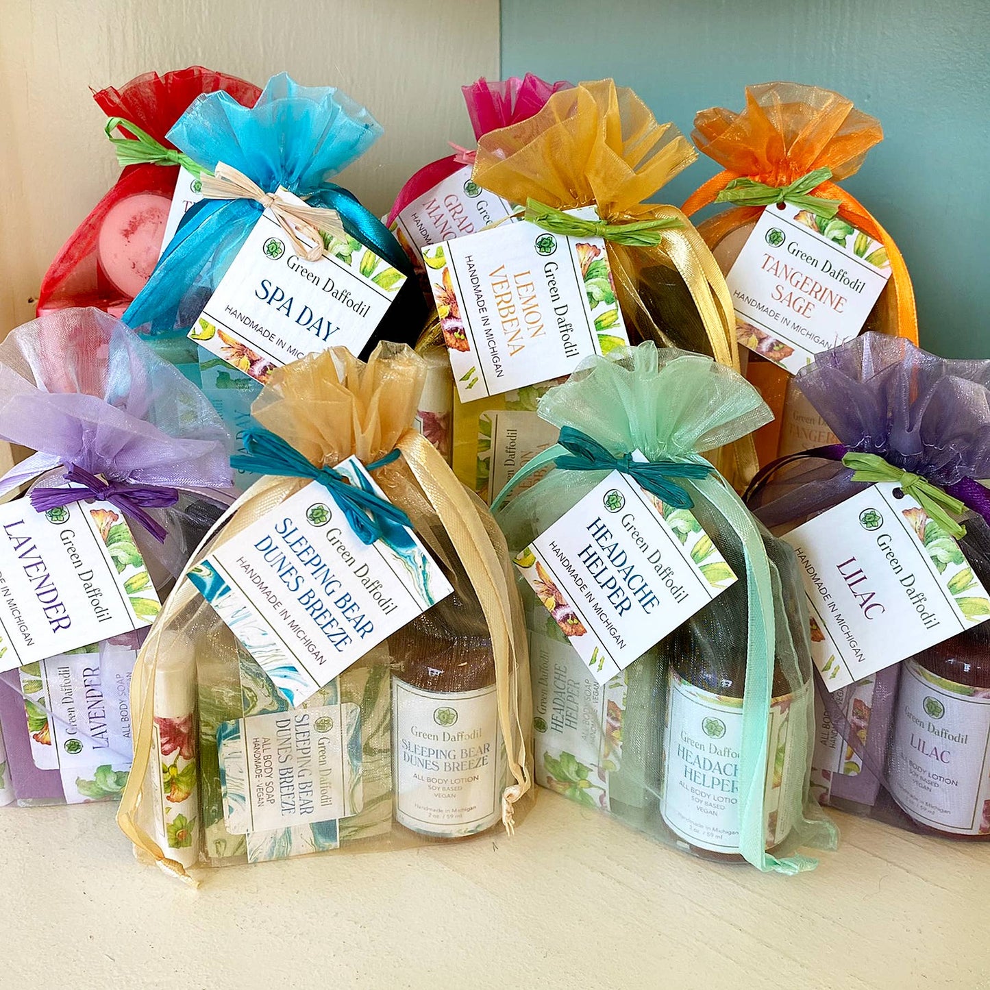 Blackberry Sage Organdy Quartet Gift Set