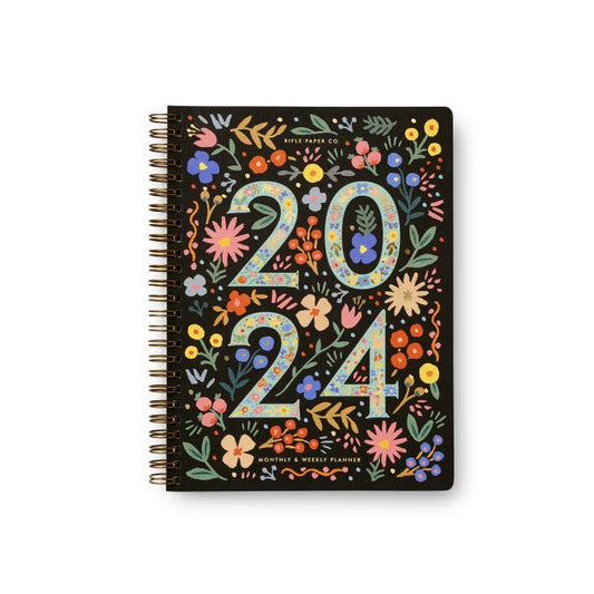 2024 FLORES 12-MONTH SOFTCOVER SPIRAL PLANNER