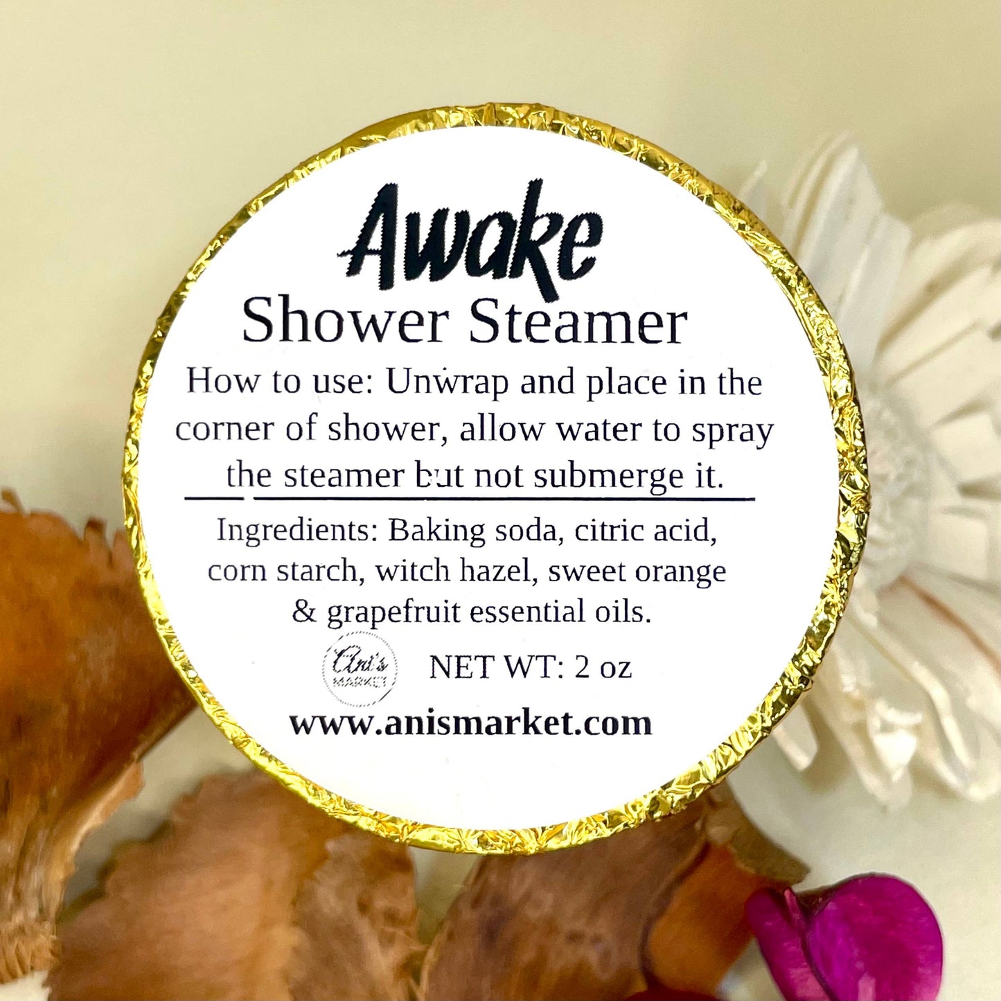 Natural Essential Oil Shower Steamers/Bombs Handmade - Awake