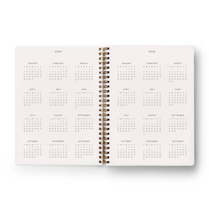 2024 FLORES 12-MONTH SOFTCOVER SPIRAL PLANNER