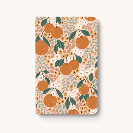ORANGES DOTTED NOTEBOOK
