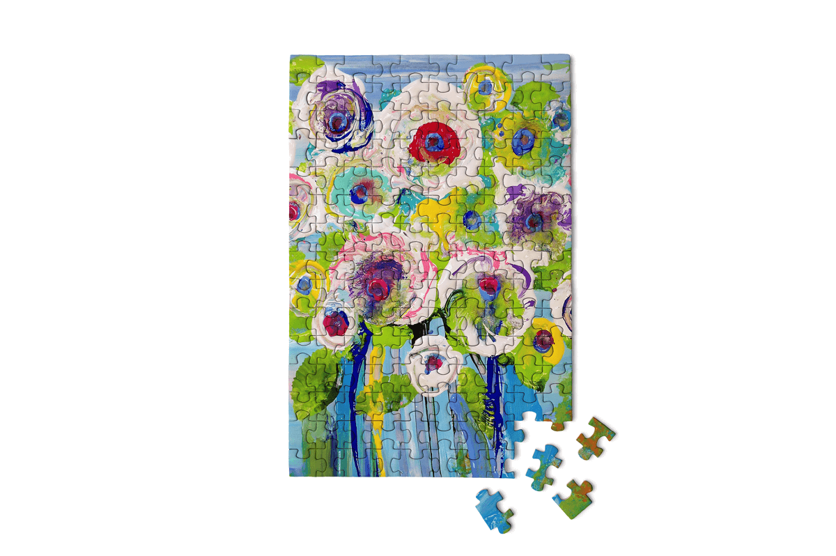 Bouquet of Beauty Mini Jigsaw Puzzle