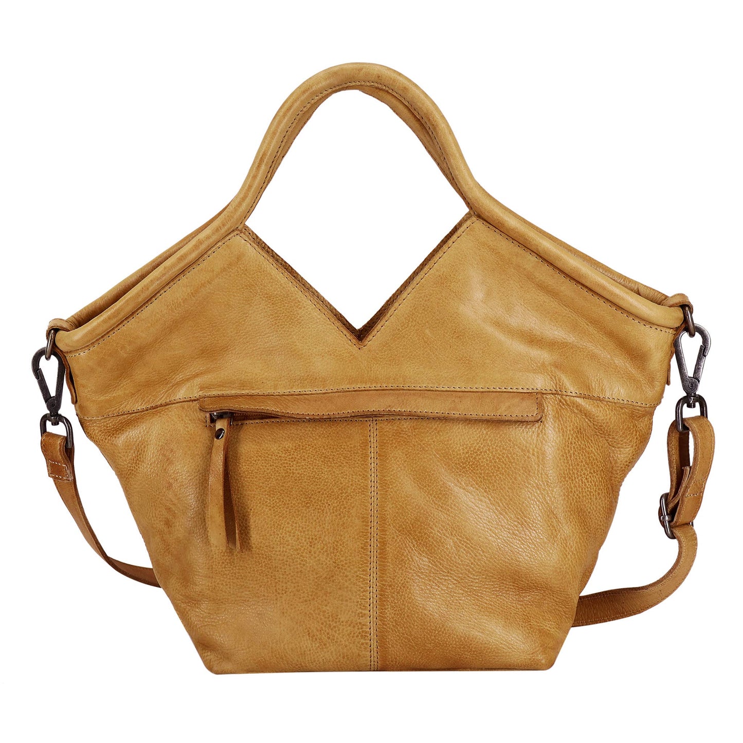 CASEY LEATHER TOTE/CROSSBODY