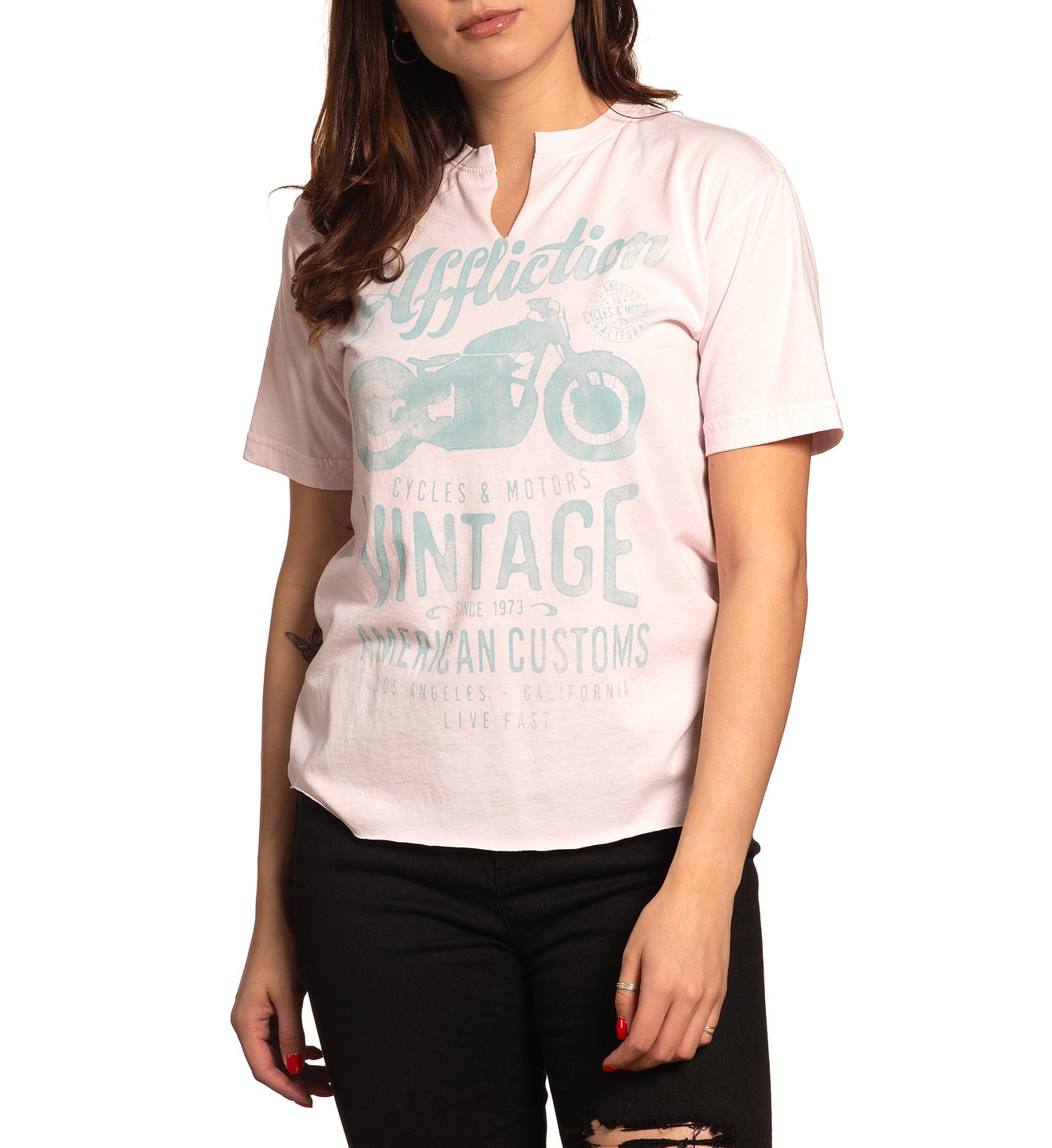 VINTAGE CYCLES SHORT SLEEVE CREW TEE