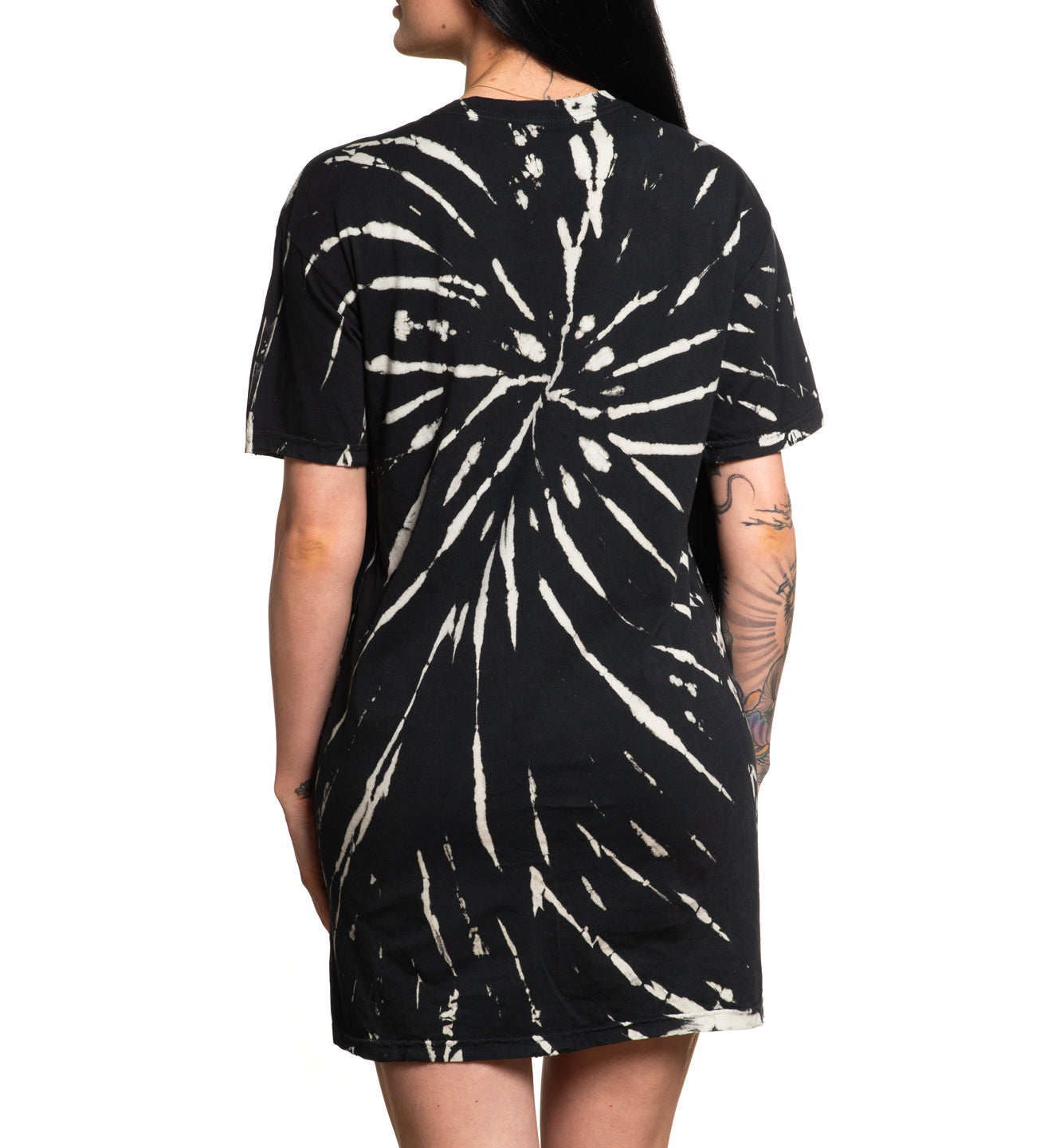 LIVE FAST FESTIVAL SHORT SLEEVE SHIRT DRESS