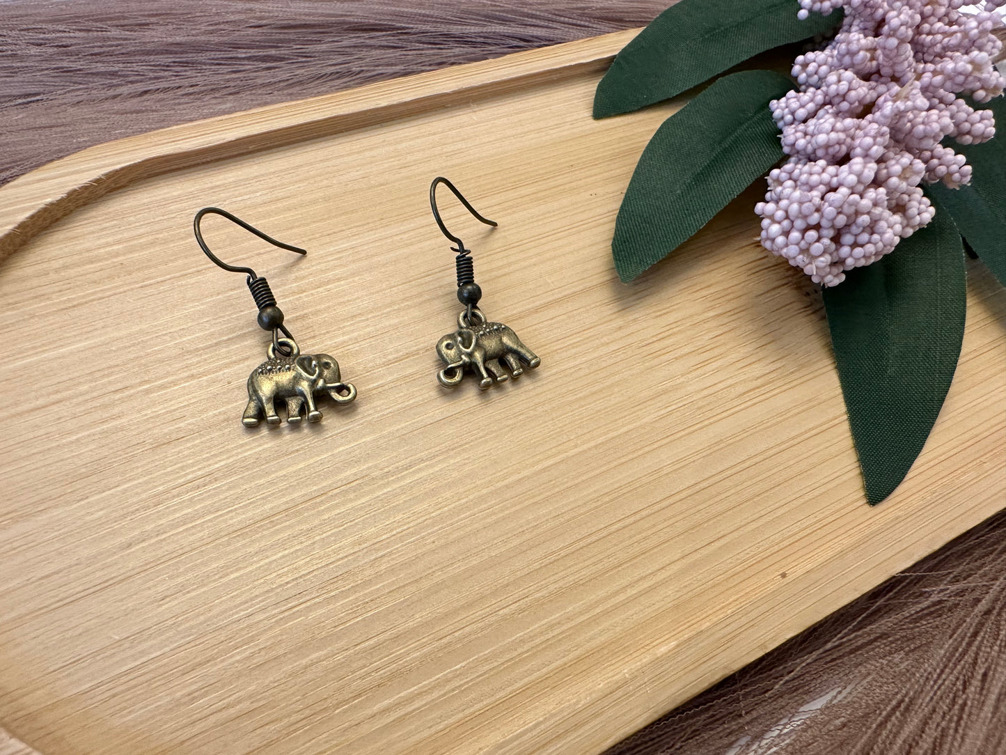 Adorable Elephants Dangly Earrings