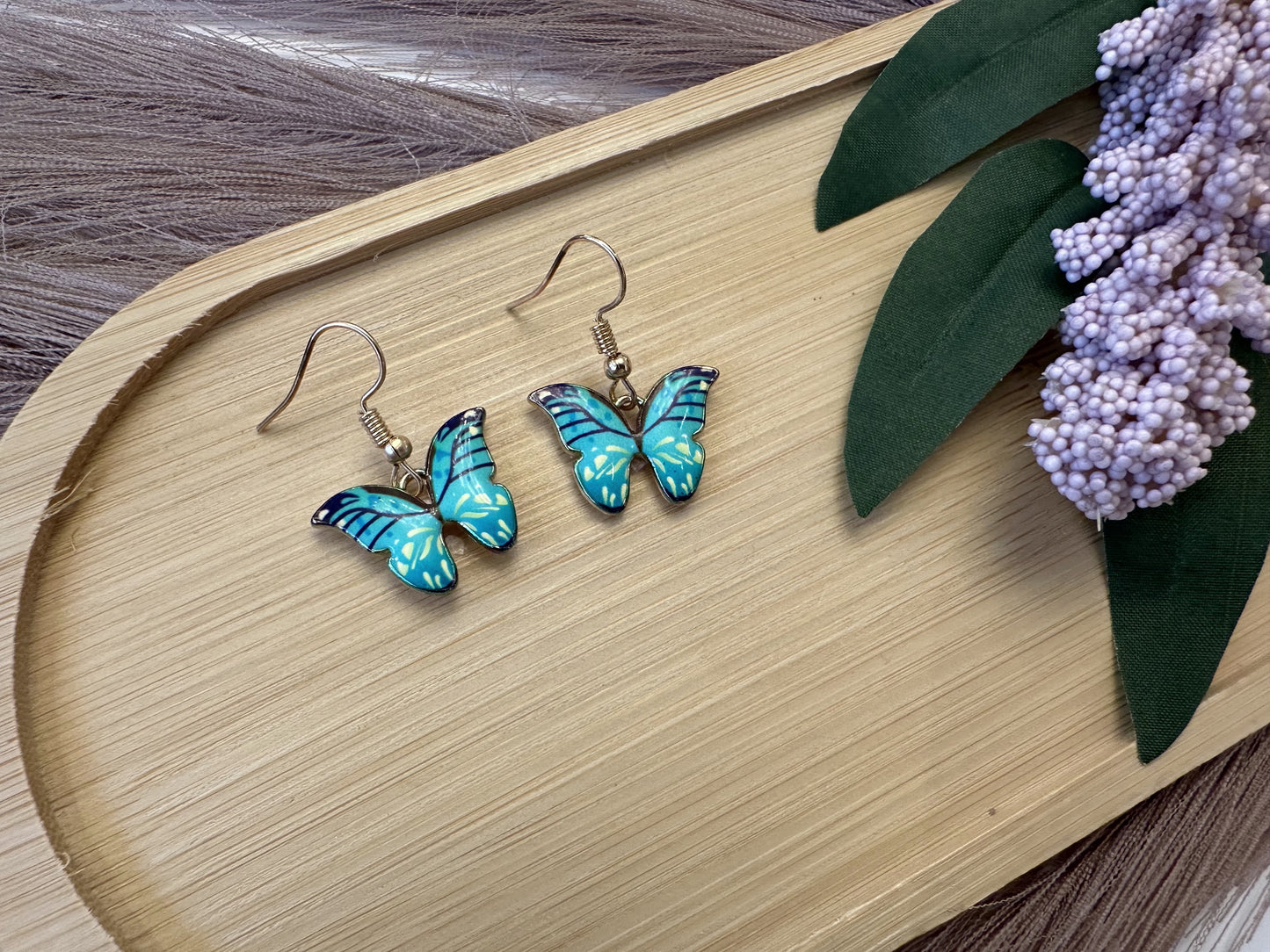 Dancing Butterfly Dangly Earrings