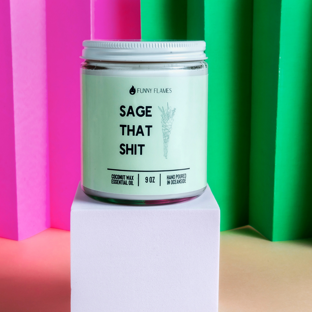 Sage That Shit - Zen Relax Candle: 4 oz