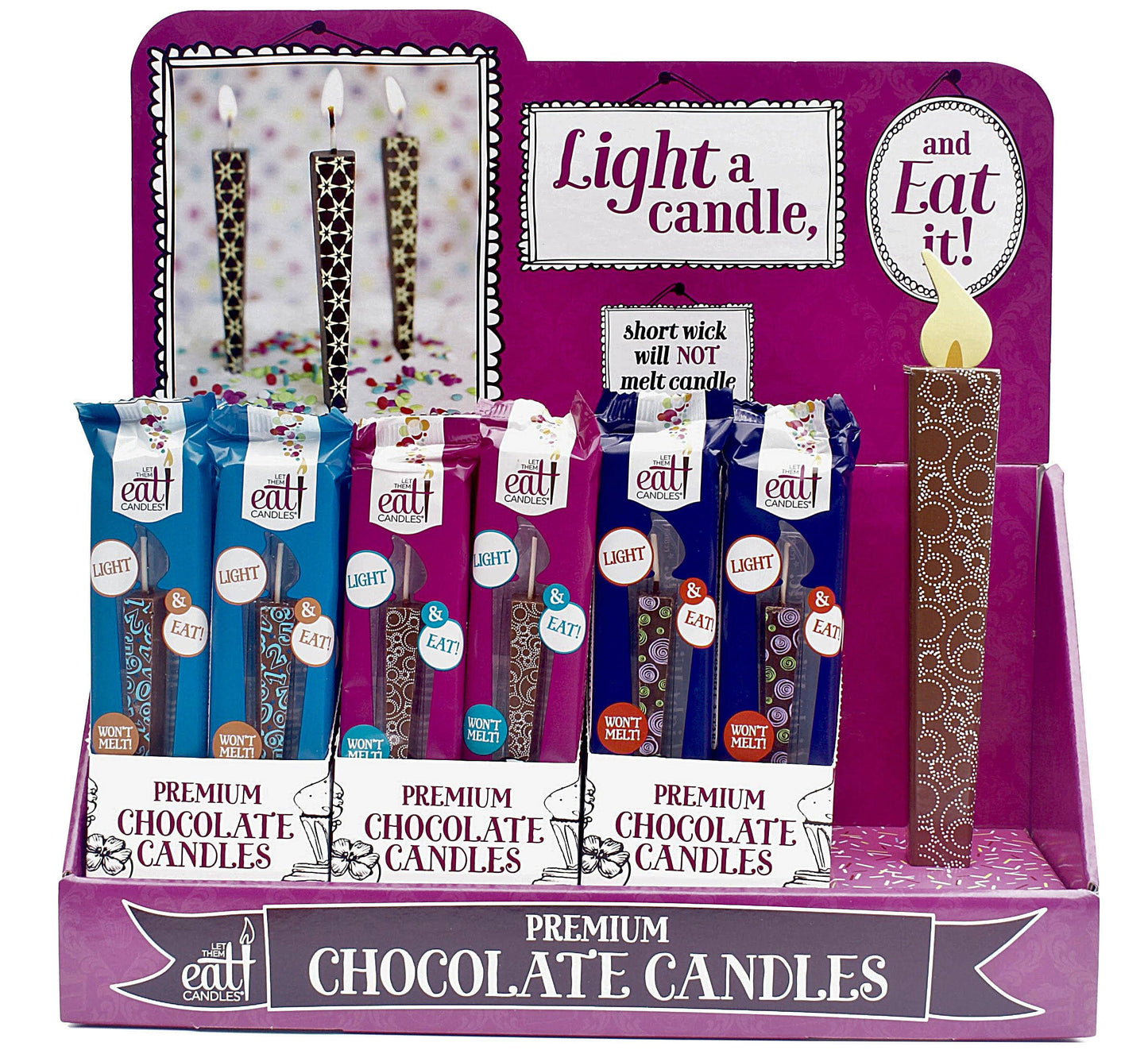 Let Them Eat Candles - LTEC Single - Circle Swirls (Milk)