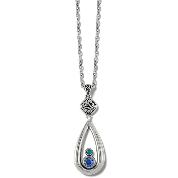 ELORA GEMS TEARDROP NECKLACE