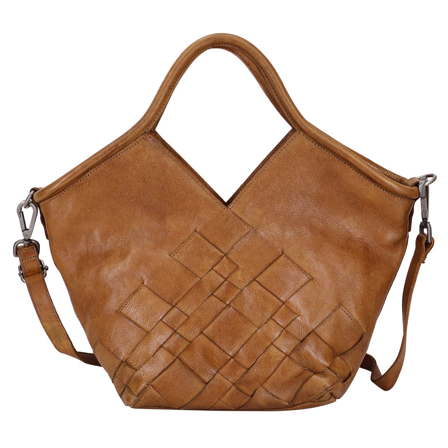 CASEY LEATHER TOTE/CROSSBODY