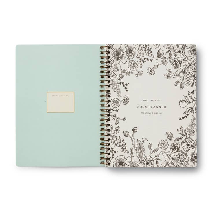 2024 FLORES 12-MONTH SOFTCOVER SPIRAL PLANNER