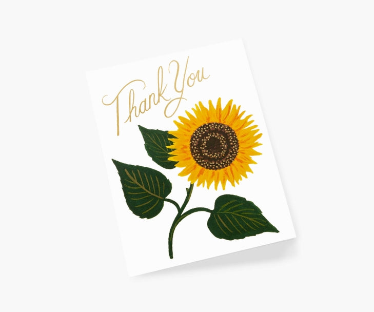 SUNFLOWER, THANK YOU CARD BOXED SET OF 8