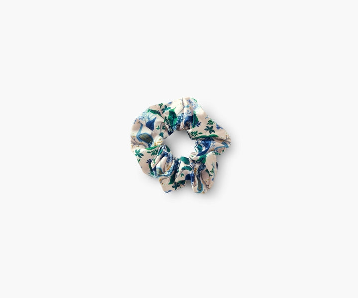 PEACOCK SCRUNCHIE SET OF 3