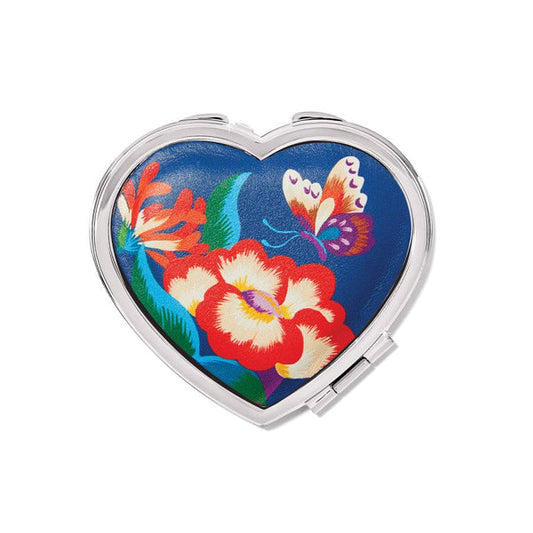 KYOTO IN BLOOM HEART COMPACT MIRROR