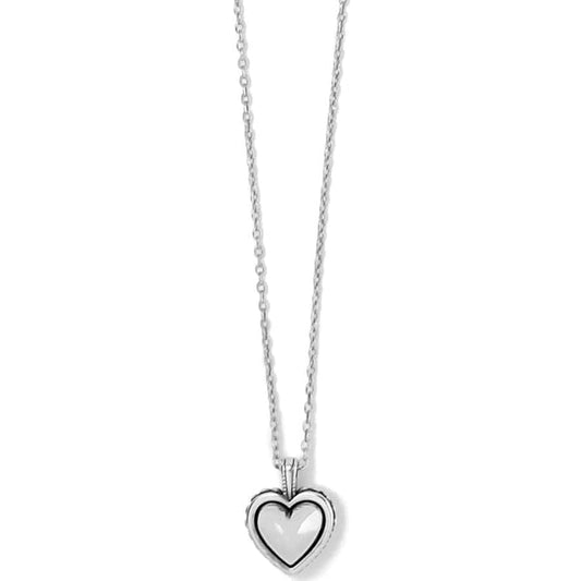 PRETTY TOUGH BOLD HEART PETITE NECKLACE