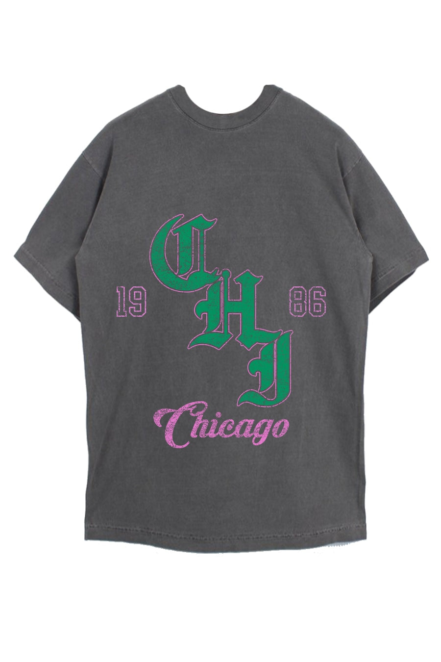YAY SPORTS - Chicago Garment Dye Crew Neck Tee