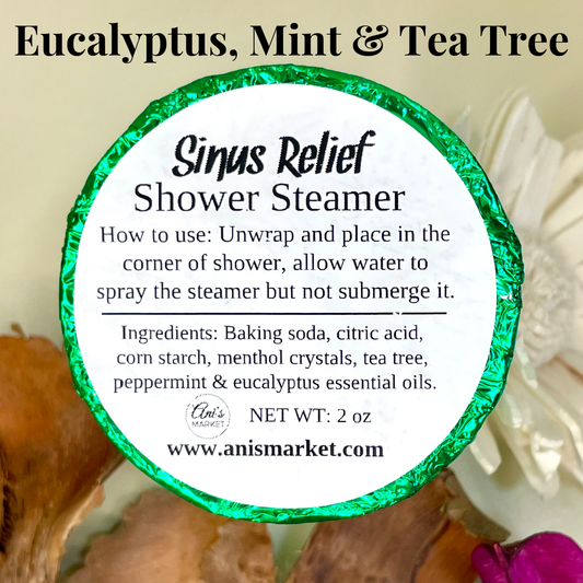 Natural Essential Oil Shower Steamers/Bombs Handmade - Sinus