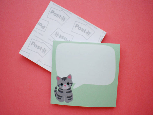 TABBY CAT STICKY NOTES