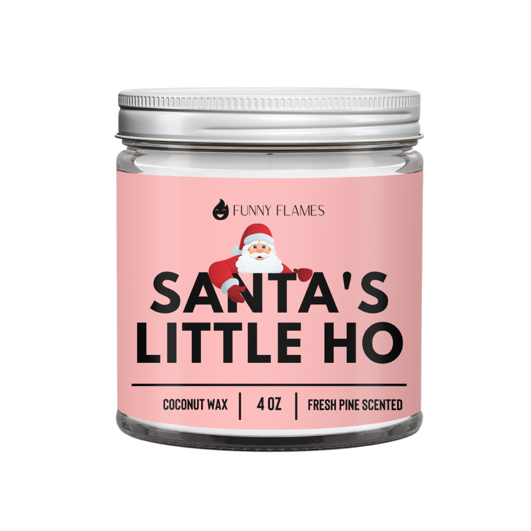 Santa's Little Ho 4oz Candle