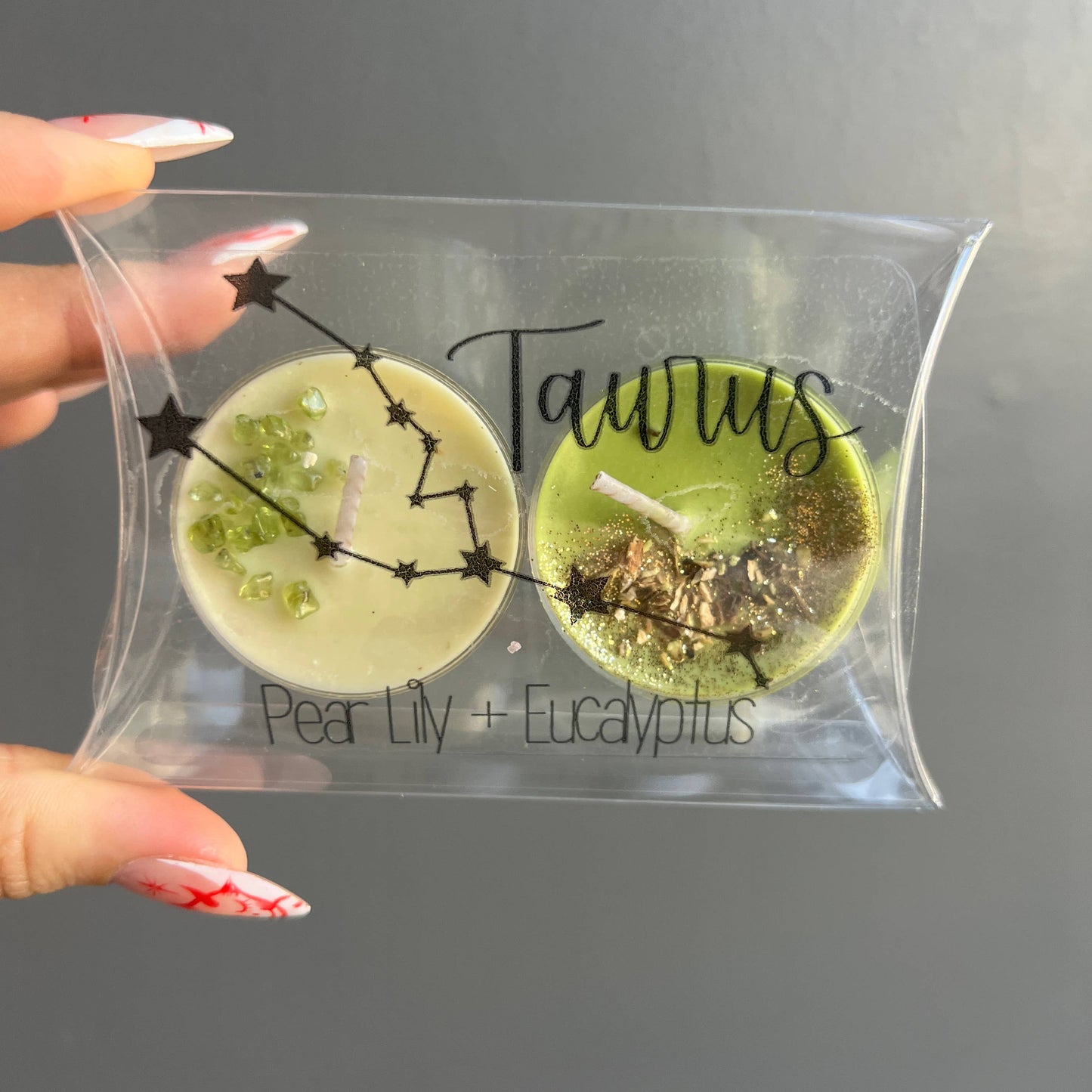 Taurus Zodiac Tea Light Candle Set