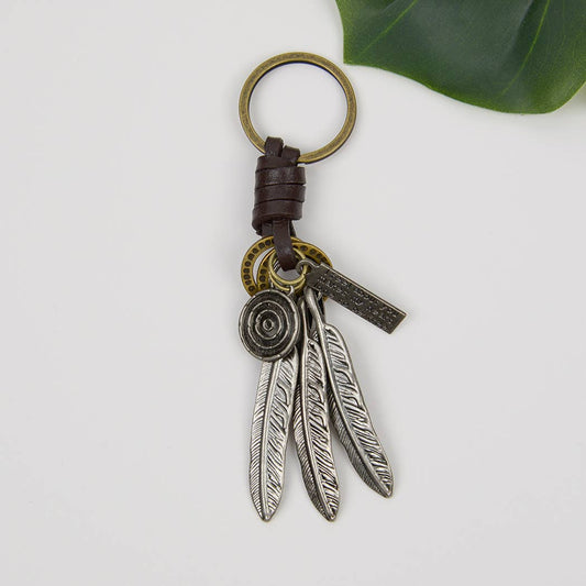ALLOY LEAVES PURSE CHARM