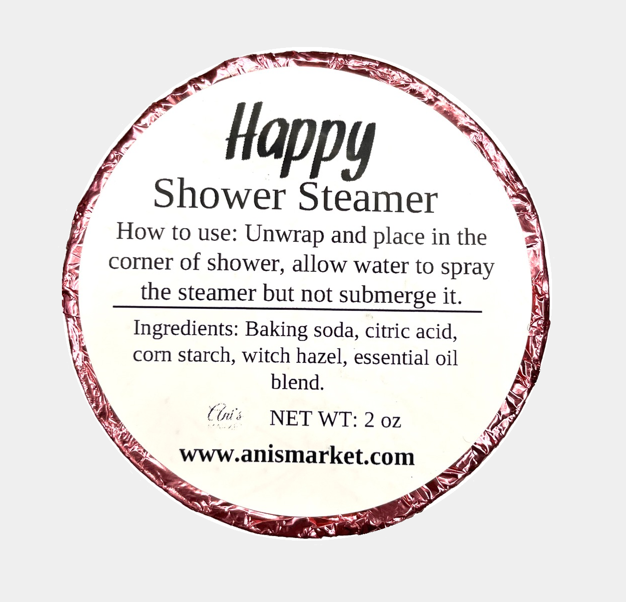 Natural Essential Oil Shower Steamers/Bombs Handmade - Happy