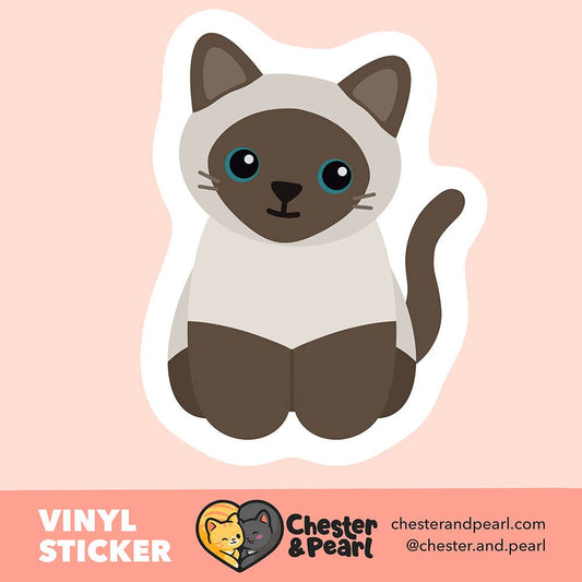 LOOKS LIKE MY CAT SIAMESE CAT STICKER