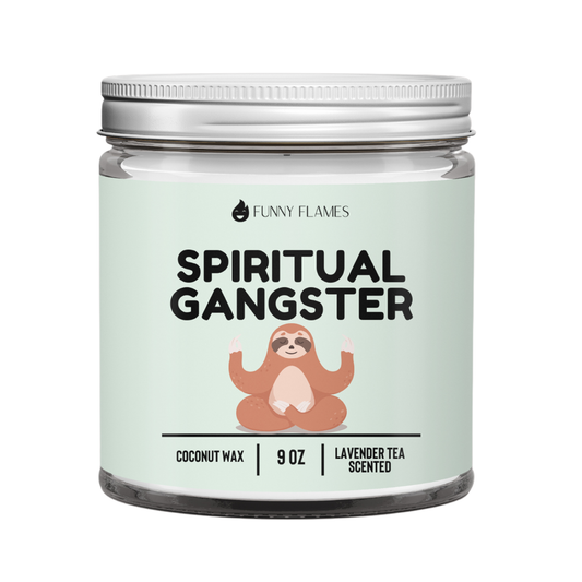 Spiritual Gangster - Funny Candle Co, Lavender Tea Scented