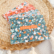 SET OF 12 TERRAZZO THANK YOU CARDS
