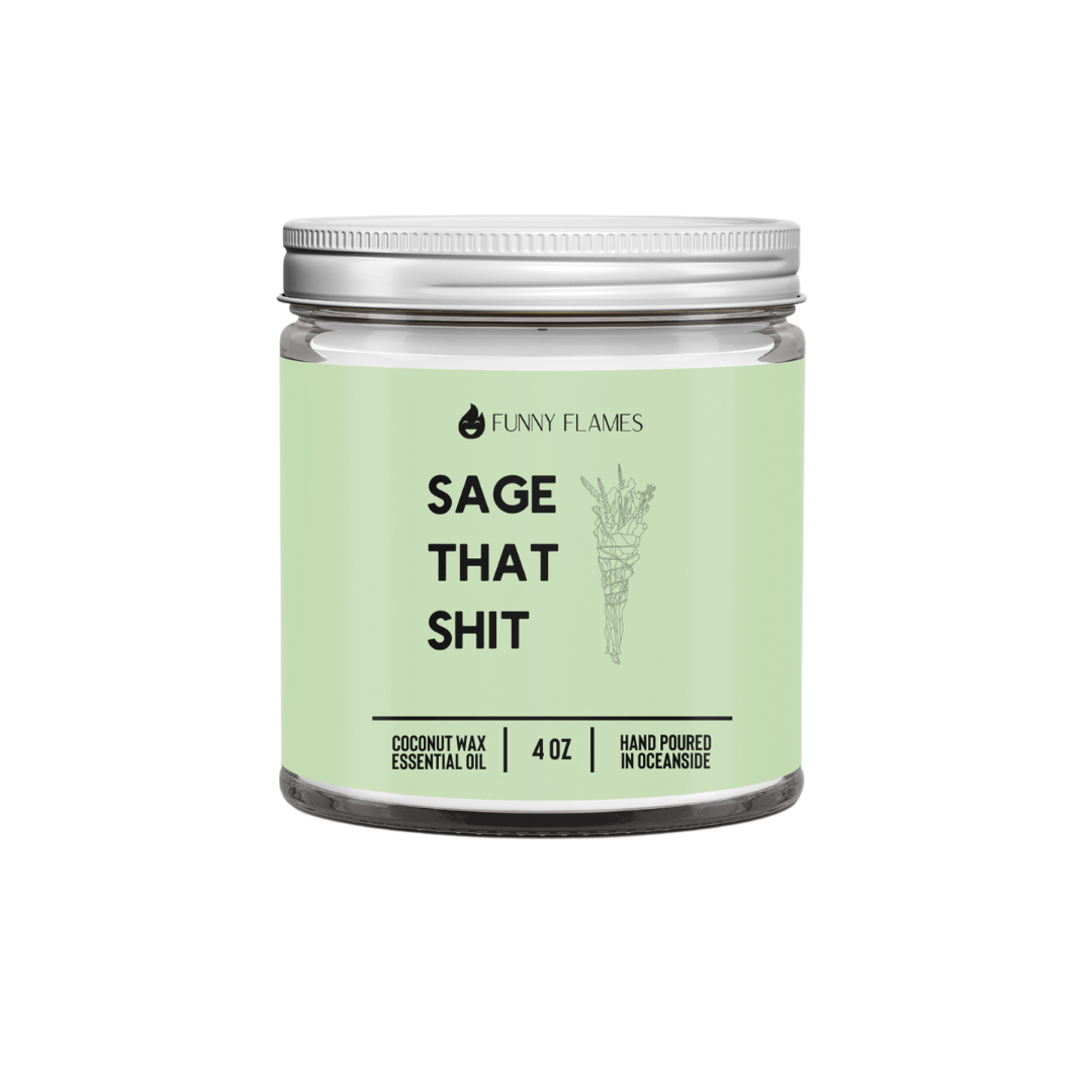 Sage That Shit - Zen Relax Candle: 4 oz