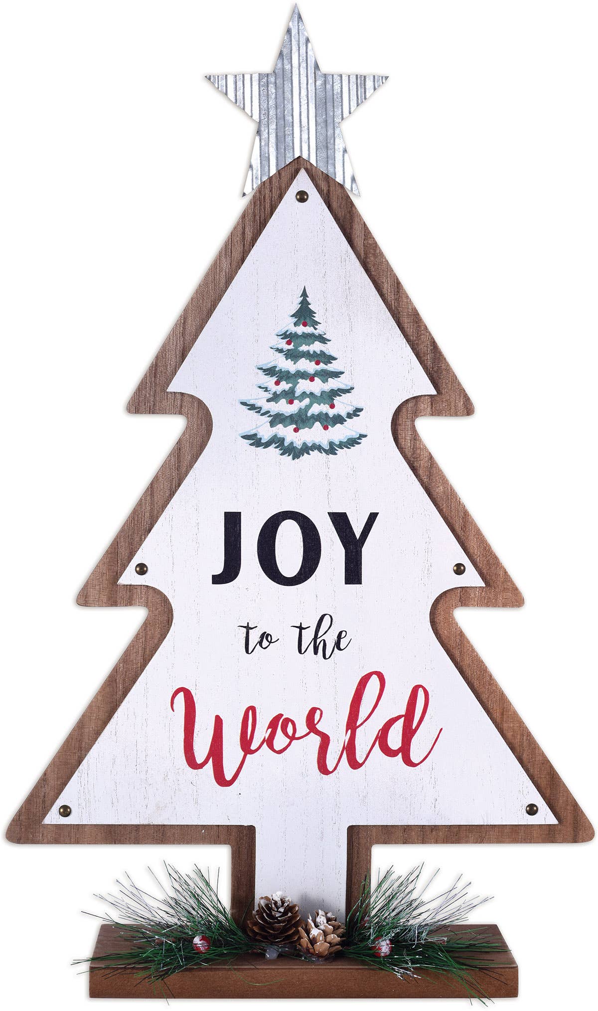 Wooden Joy Tree Tabletop 11"