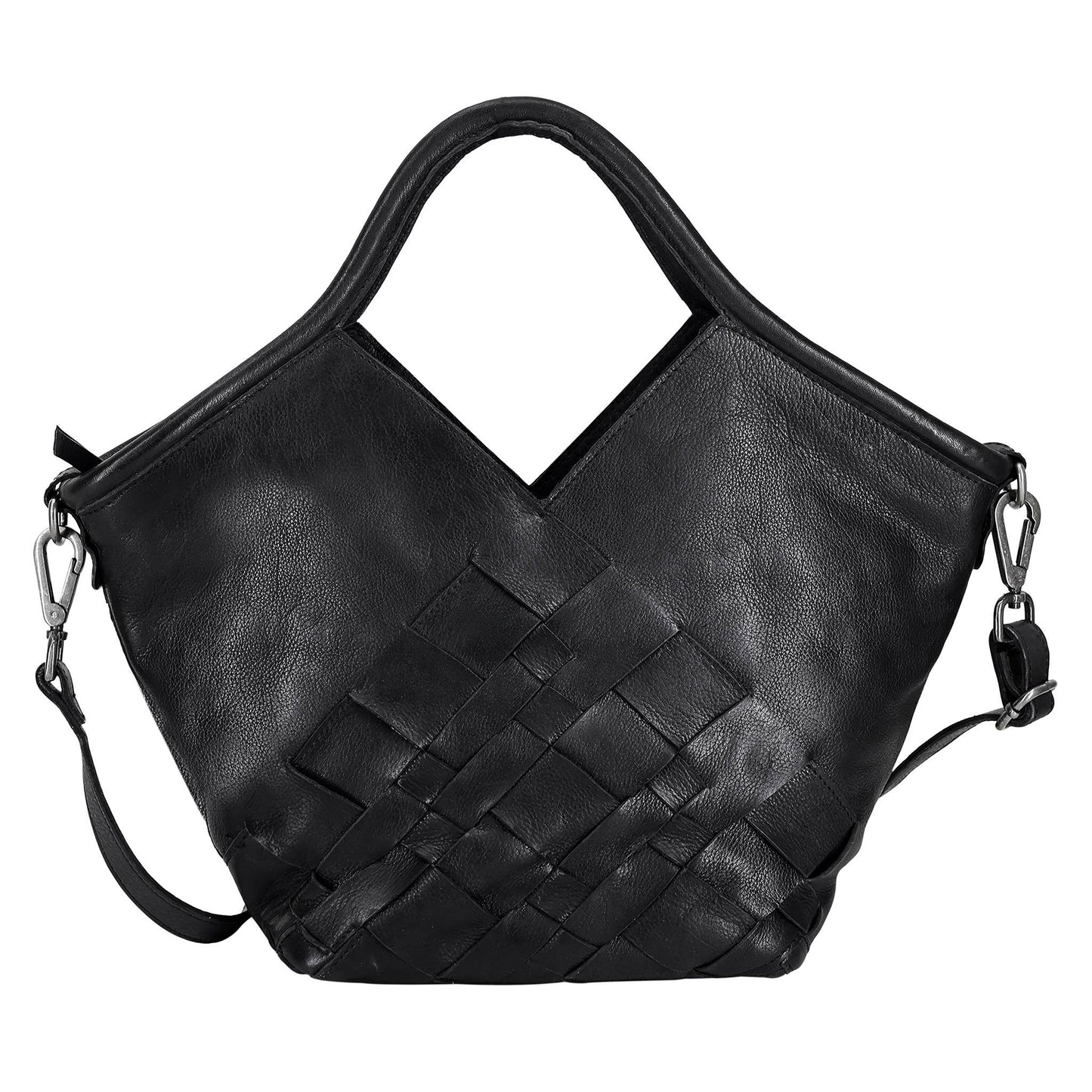 CASEY LEATHER TOTE/CROSSBODY