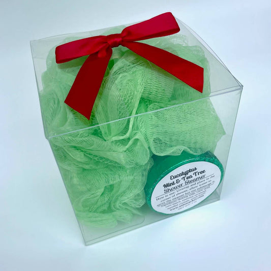 Eucalyptus Shower Steamer Luffa Gift Box